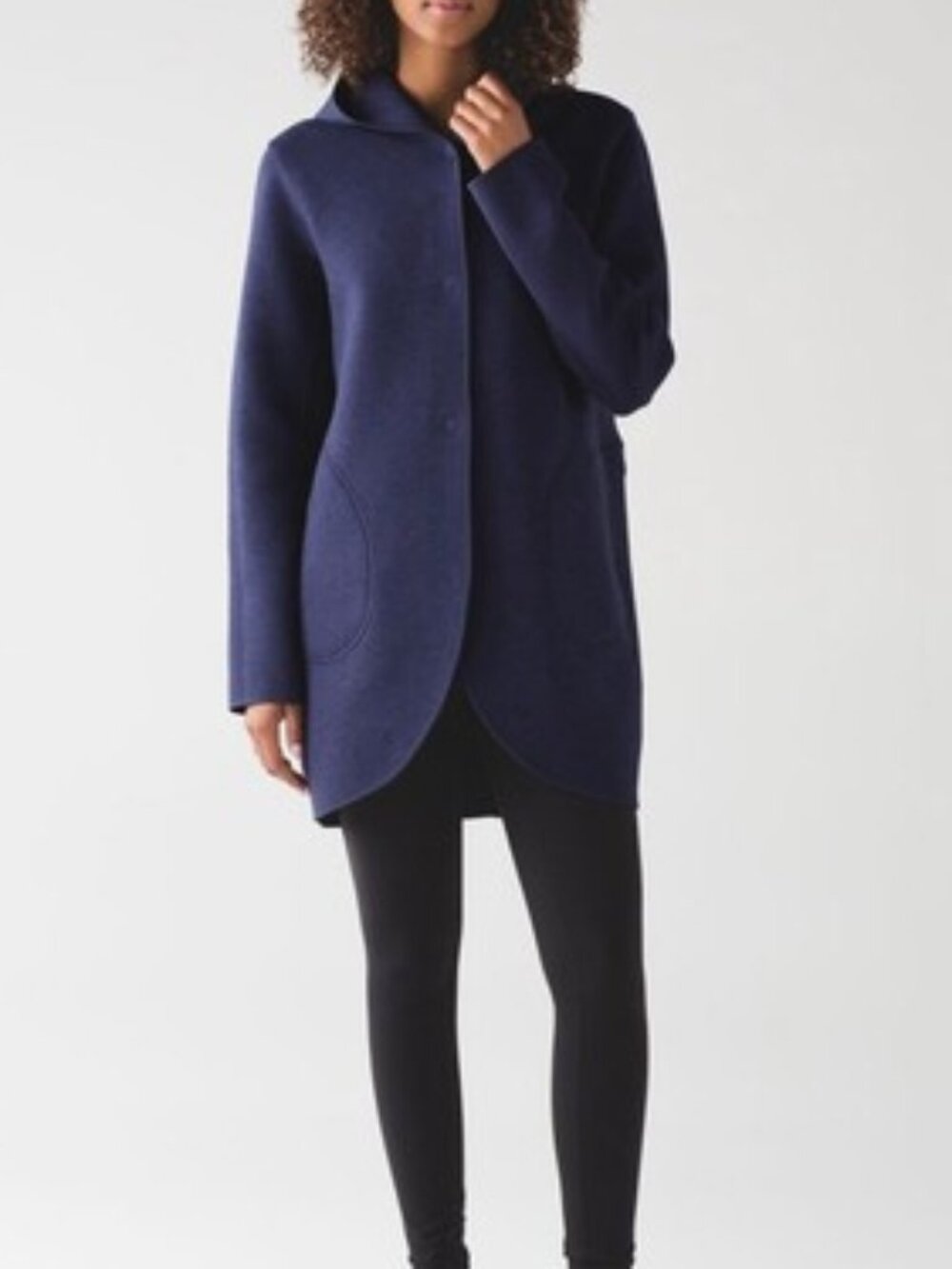 Lululemon City Bound Wrap Reversible Hooded Jacket | Adjustable | Indigo | Large
